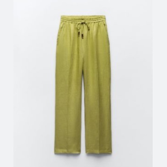 Zara Pants - Zara NWT 100% linen pants